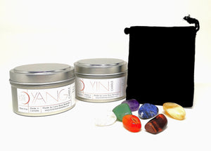 YIN & Yang Essential Oil Candle Gift Set - Luna Rose Remedies