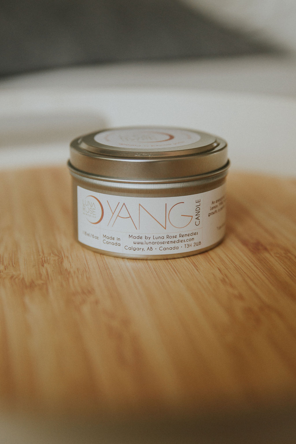 YANG Essential Oil Candle - Luna Rose Remedies
