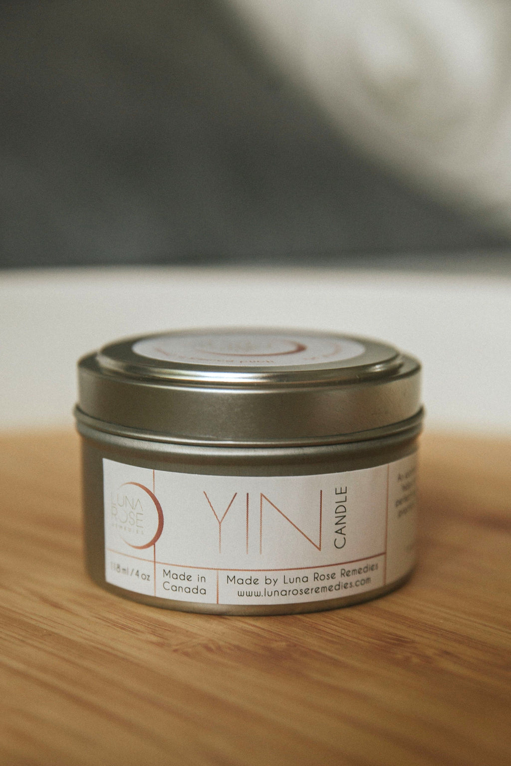 YIN Essential Oil Candle - Luna Rose Remedies