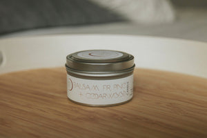 Balsam Fir, Pine & Cedarwood Essential Oil Candle - Luna Rose Remedies