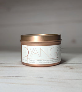 YANG Essential Oil Candle - Rose Gold Edition - Luna Rose Remedies
