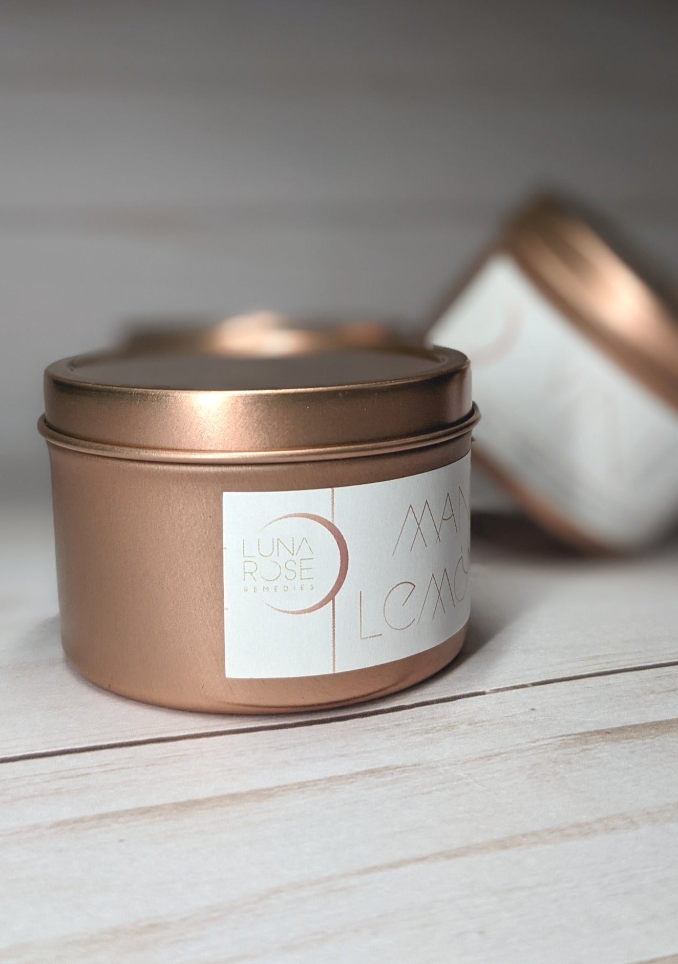 YANG Essential Oil Candle - Rose Gold Edition - Luna Rose Remedies